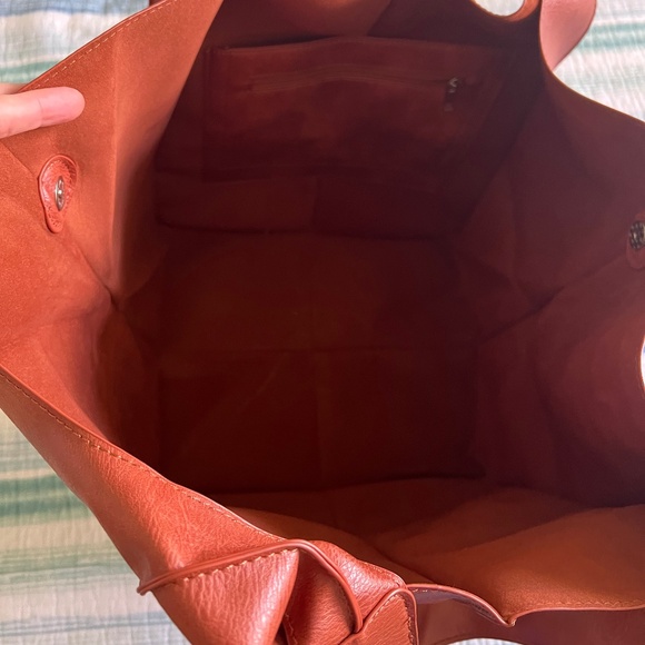 Large Faux Leather Tote - Used Once - Picture 8 of 14